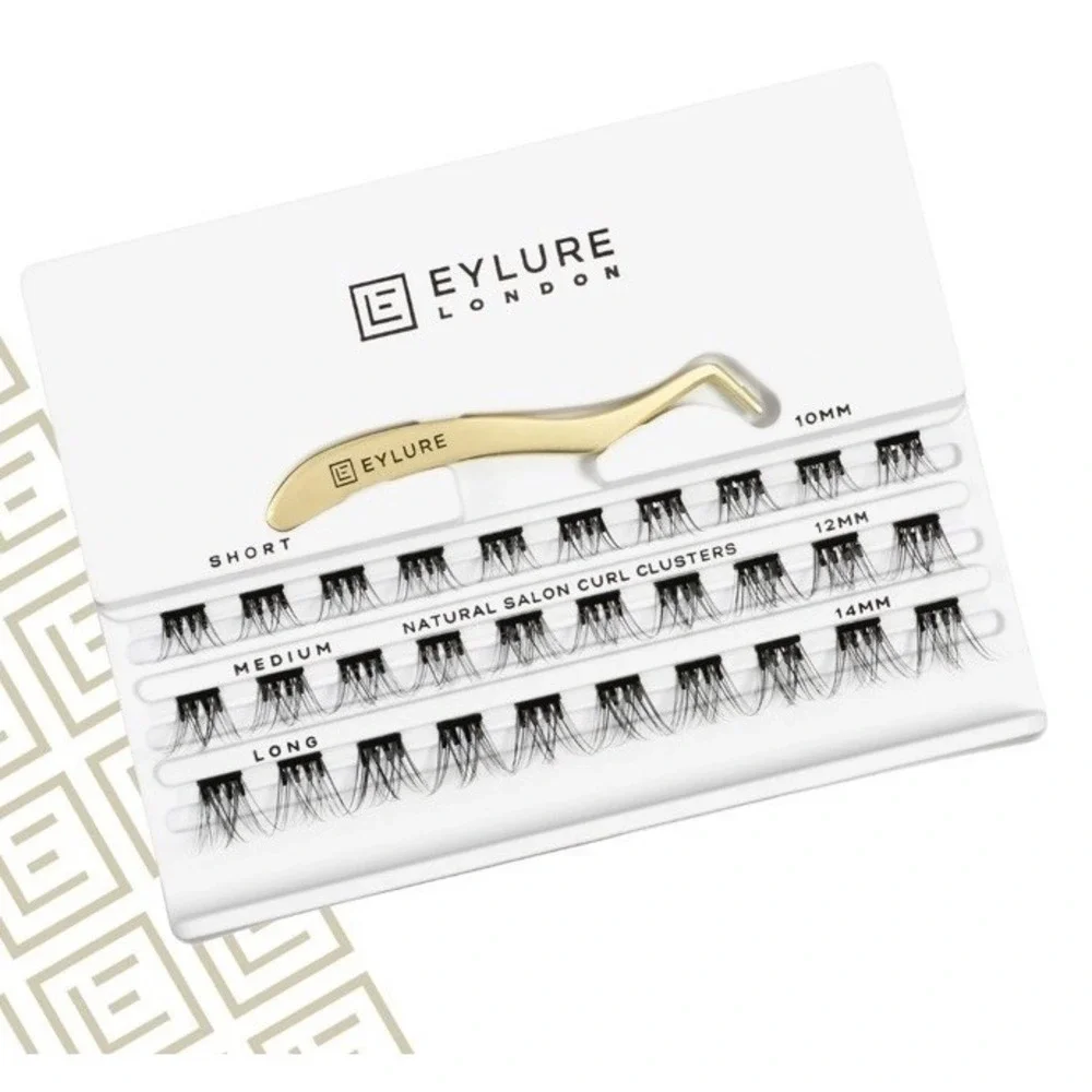 Eylure Underlash Press On Pre-Glued Lash Clusters, 30 Count, Applicator Included